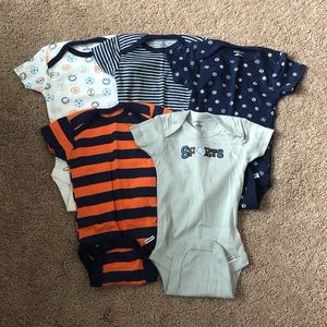 Lot of 5 Gerber Onesies